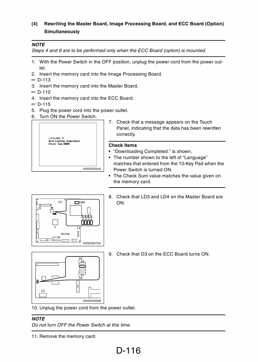 Konica-Minolta MINOLTA Di450 Di550 FIELD-SERVICE Service Manual-5